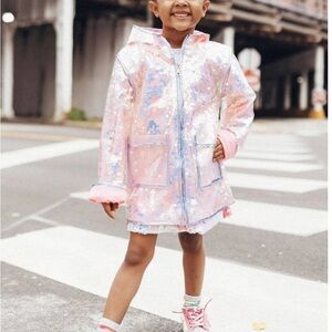 Lola + The Boys Pink Sequin Jacket